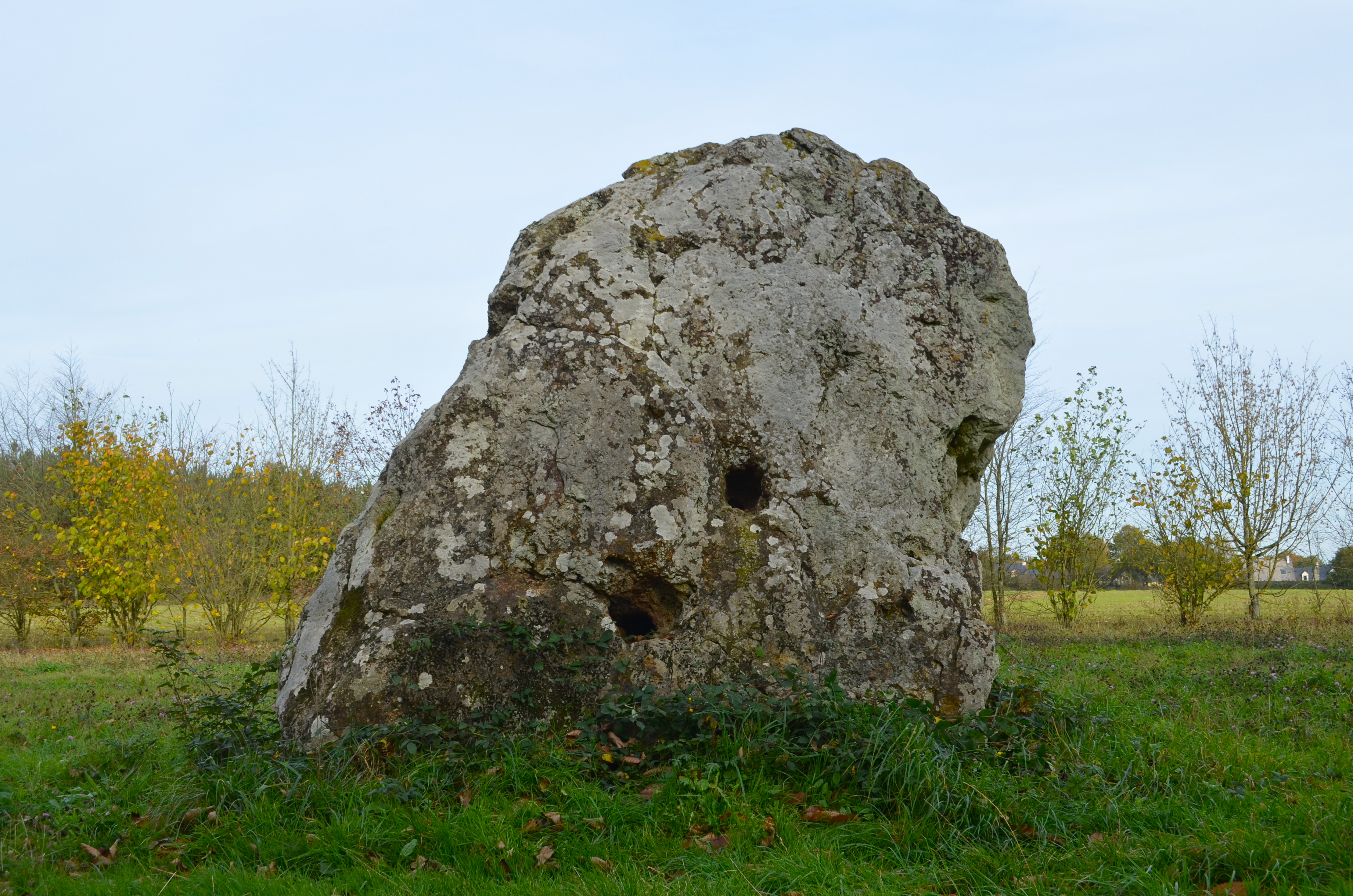 Menhir des Louères de Saint-Aubin-des-Châteaux